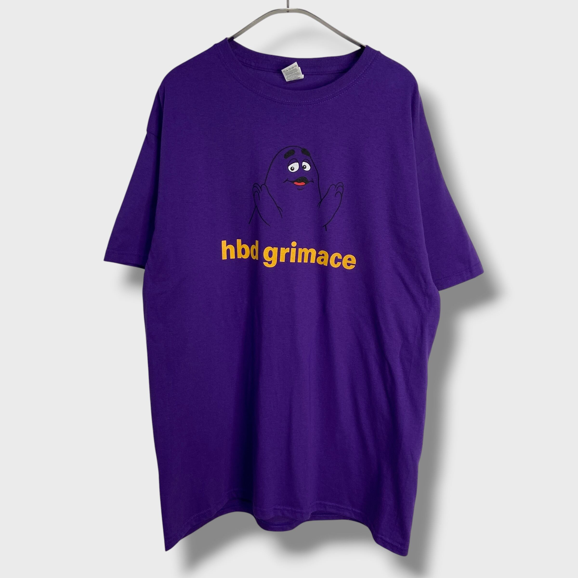グリマス キャラクターTシャツ マクドナルド パープル L プリントT