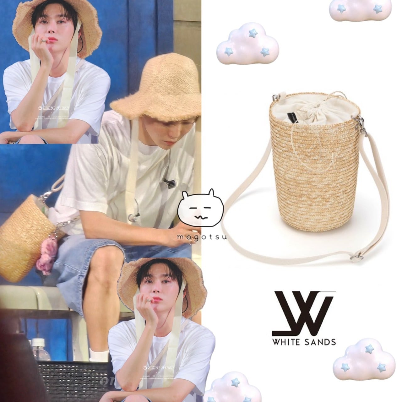 ☆SEVENTEEN スングァン 着用！！【WHITE SANDS】天然ワングル ニュー