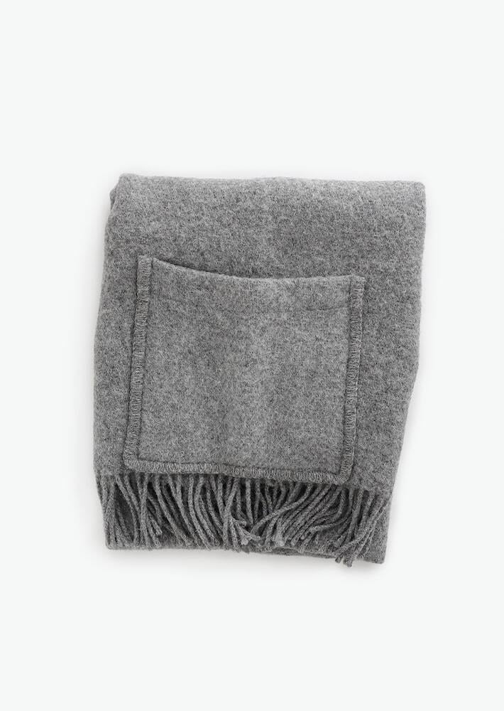 LAPUAN KANKURIT(ラプアンカンクリ) / UNI pocket shawl / grey