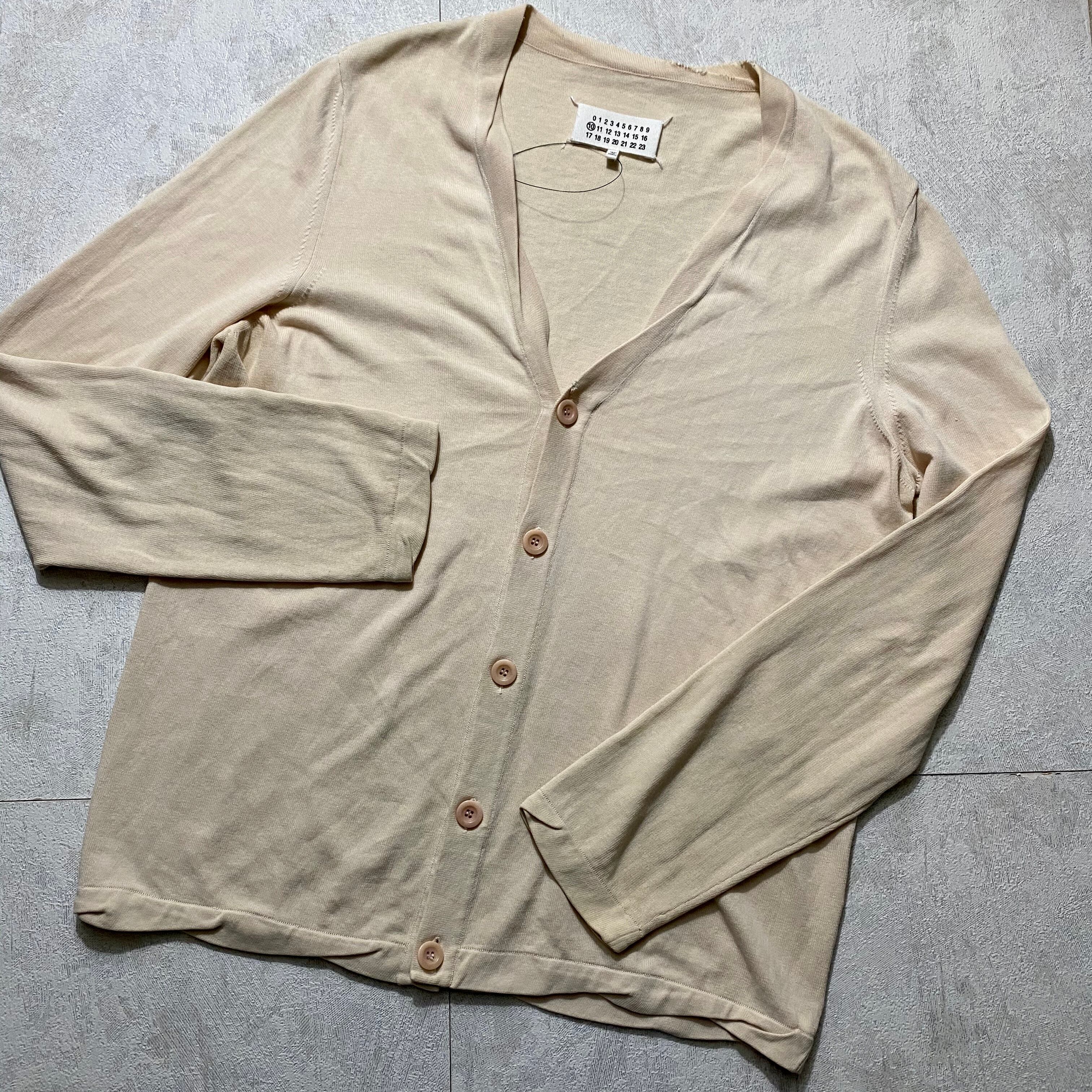 2013SS MAISON MARTIN MARGIELA cotton twist trim design cardigan 