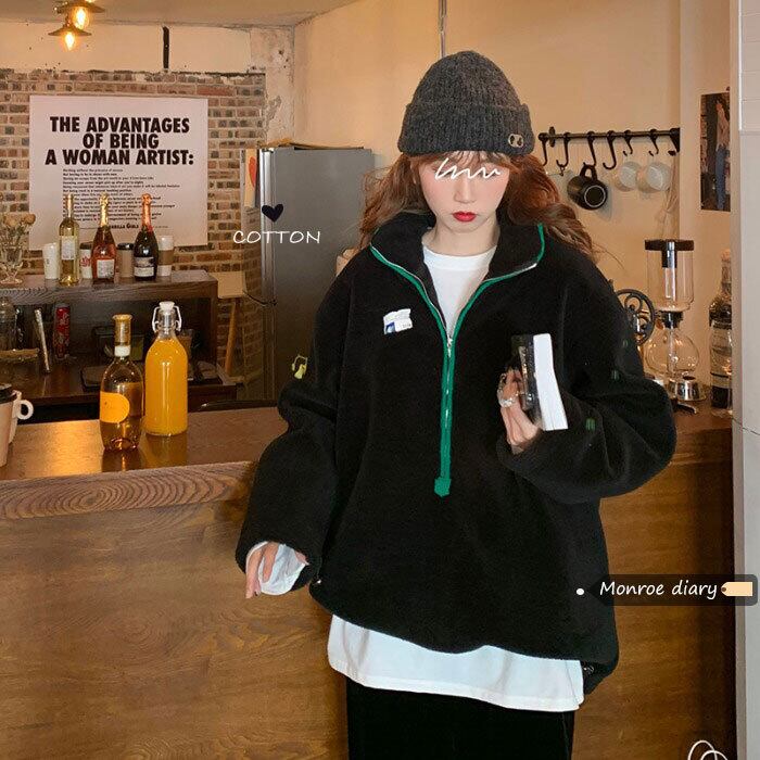 ウールルーズセーター オータムウィンタートップス コート ロング 秋物 冬物 モンロー98355095032