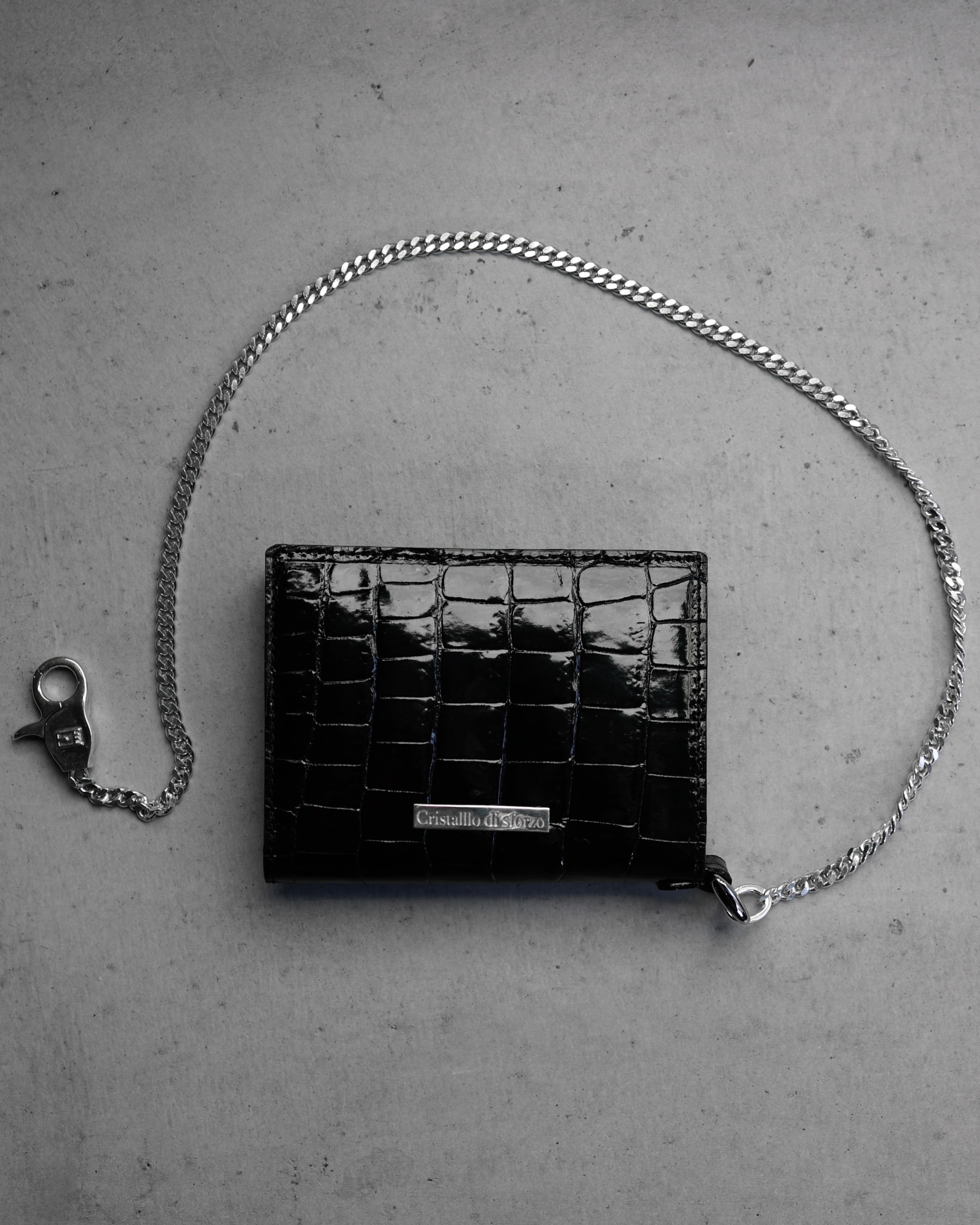 即納在庫追加】Crocodile Porosus Minimal Conpact Wallet【最高級