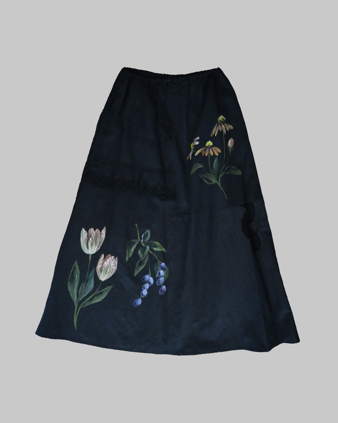 vintage lace skirt clover