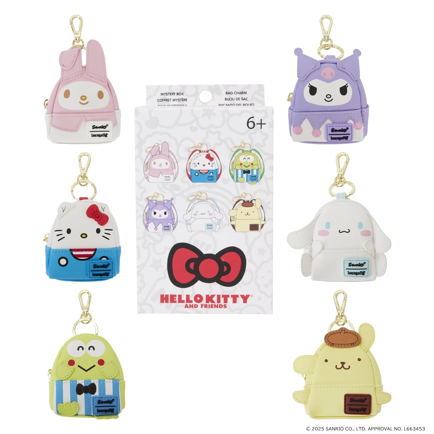 LF SANRIO HELLO KITTY 50TH ANNIVERSARY CLASSIC MYSTERY BOX BAG CHARM - EA_SANK0087-EA