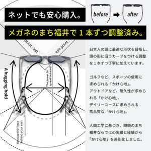 TURF PROJECT偏光サングラス(日本製偏光レンズ搭載)  ［人気のボスリントン］男女兼用  運を呼ぶ和柄デザイン付き  軽量アジアンフィット  UV100％カット/UV400    ケース付き  ゴルフ/普段使い/アウトドア/サイクリング/ドライブ/運転 / 形：ボスリントン　色：グレー　レンズ：グレーグリーンハーフ　/ TPPF-58284-col.2 GREY
