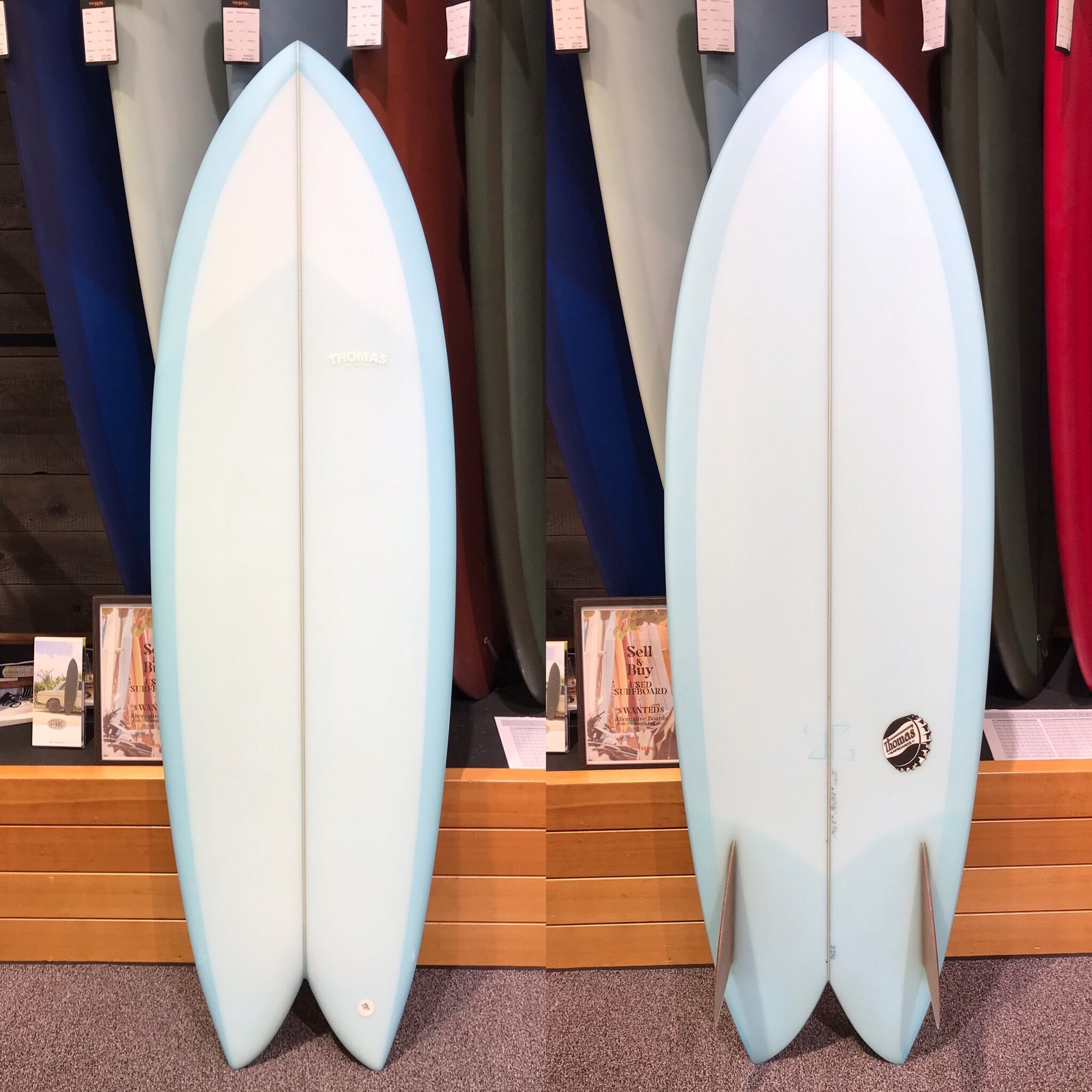 THOMAS SURFBOARDS TWIN FISH 5'7