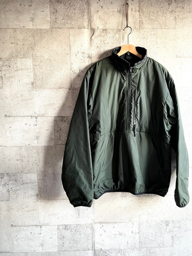 01s PATAGONIA P/O PUFFBALL JACKET OLIVE GREEN OLD VINTAGE 