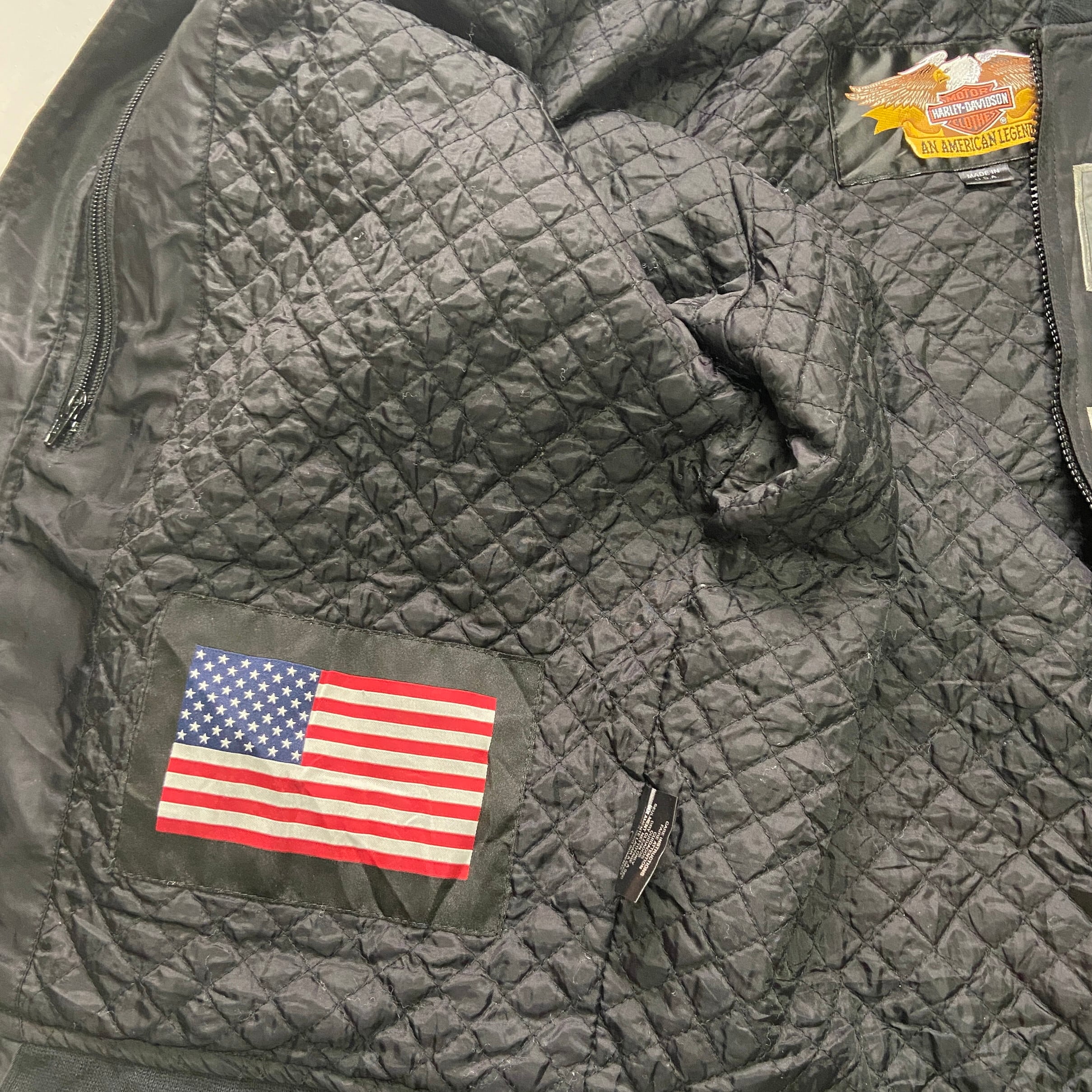 USA製 00年代 ハーレーダビッドソン 100周年記念 ナイロンブルゾン