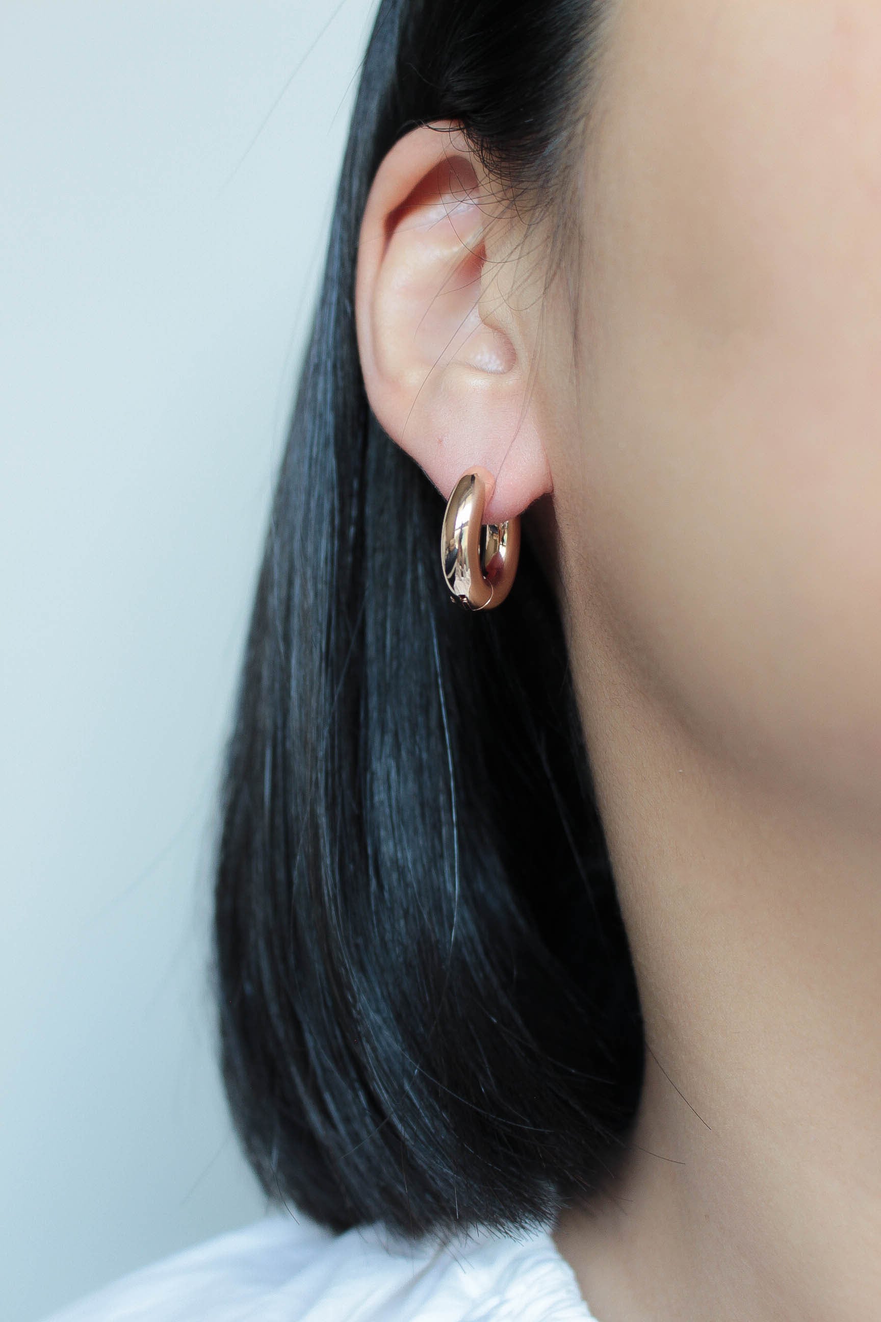 Chubby Hoop Pierce | ebine(エビネ)|金属アレルギー対応アクセサリー