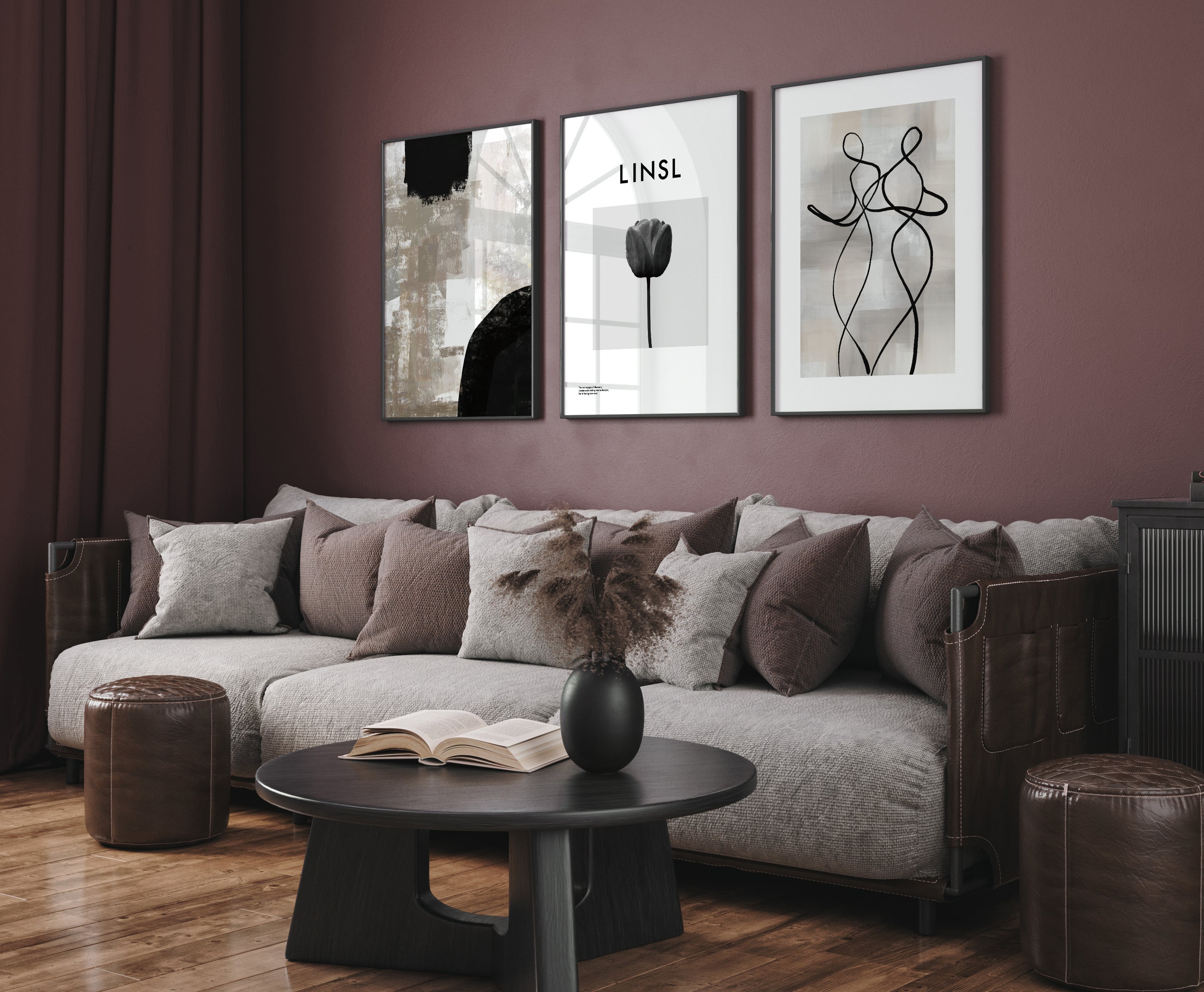 A0288/ 線画アート/ アートポスター【 A4 / A3 / A2 / A1 サイズ