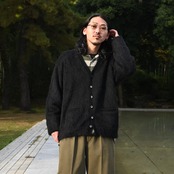 INTERIM /  KID MOHAIR ALPACA SHAGGY CARDIGAN