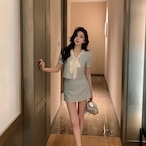 French Blouse Two-Piece Set