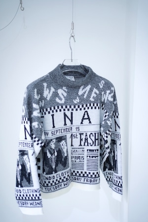 news paper knit