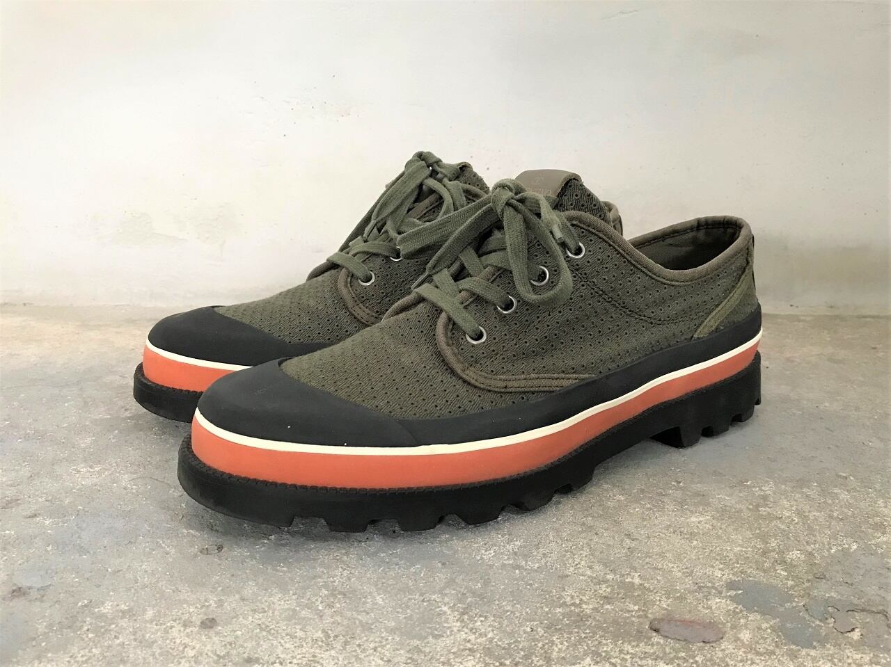 VALENTINO GARAVANI military-style mesh shoes