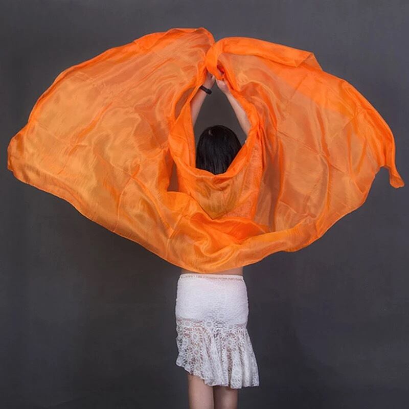 ベリーダンスシルク 300cm×114cmベール高品質ダンスベール女性の