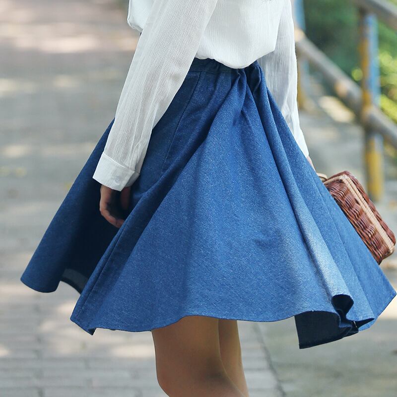 くるくる回って フレアスカート