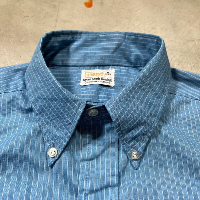 BRENT ブレント L/Sシャツ 古着 ヴィンテージ about 60s 60s vintage BRENT 』 レーヨン オンブレ シャドーチェック
