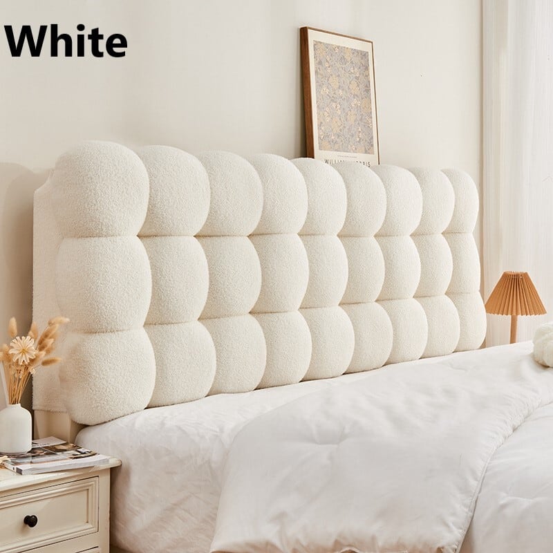 ヘッドボード クッション もこもこ 長方形 高反発クッション ベッド