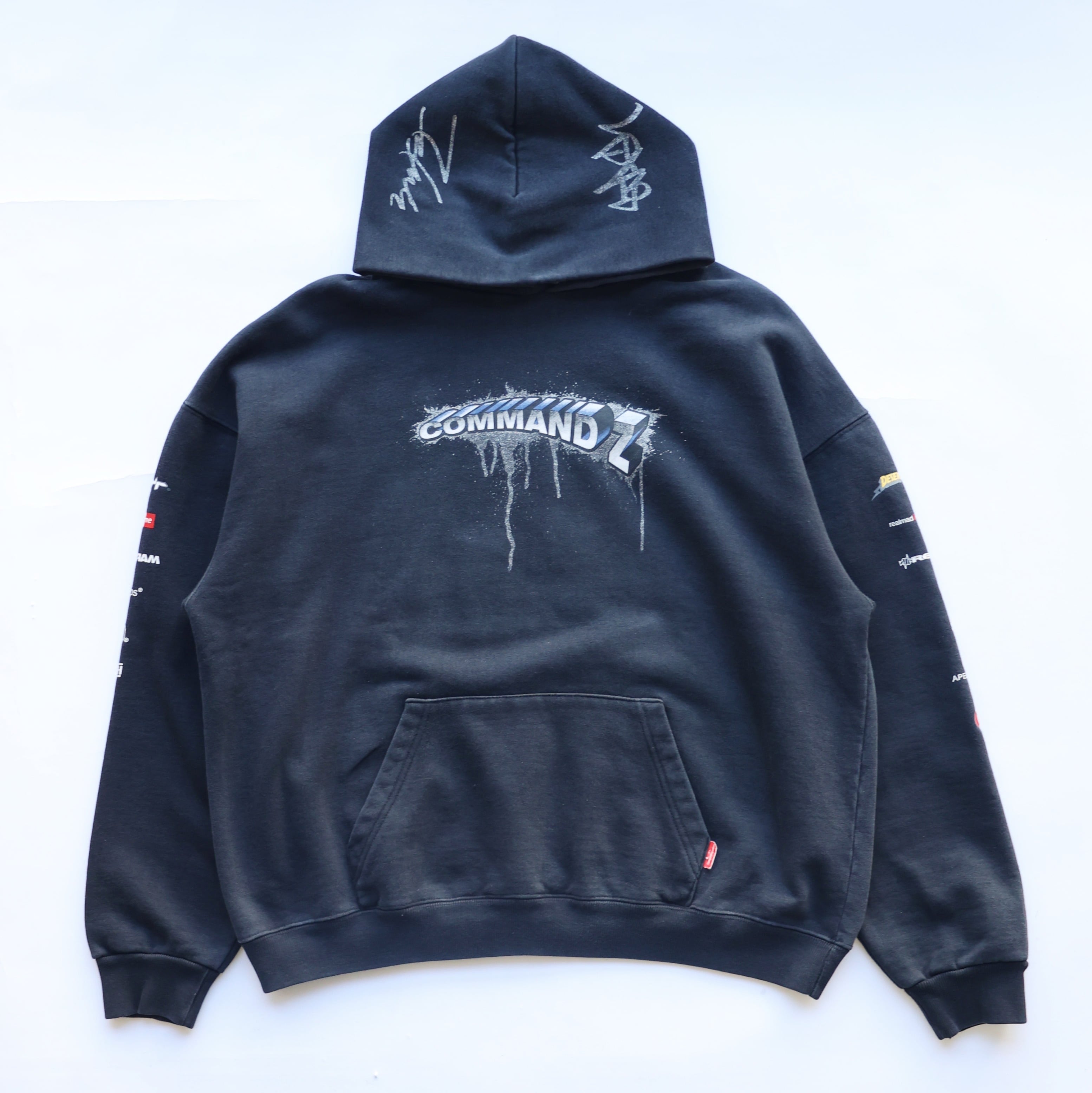 2000 COMMAND Z FUTURA×STASH LOGO HOODIE