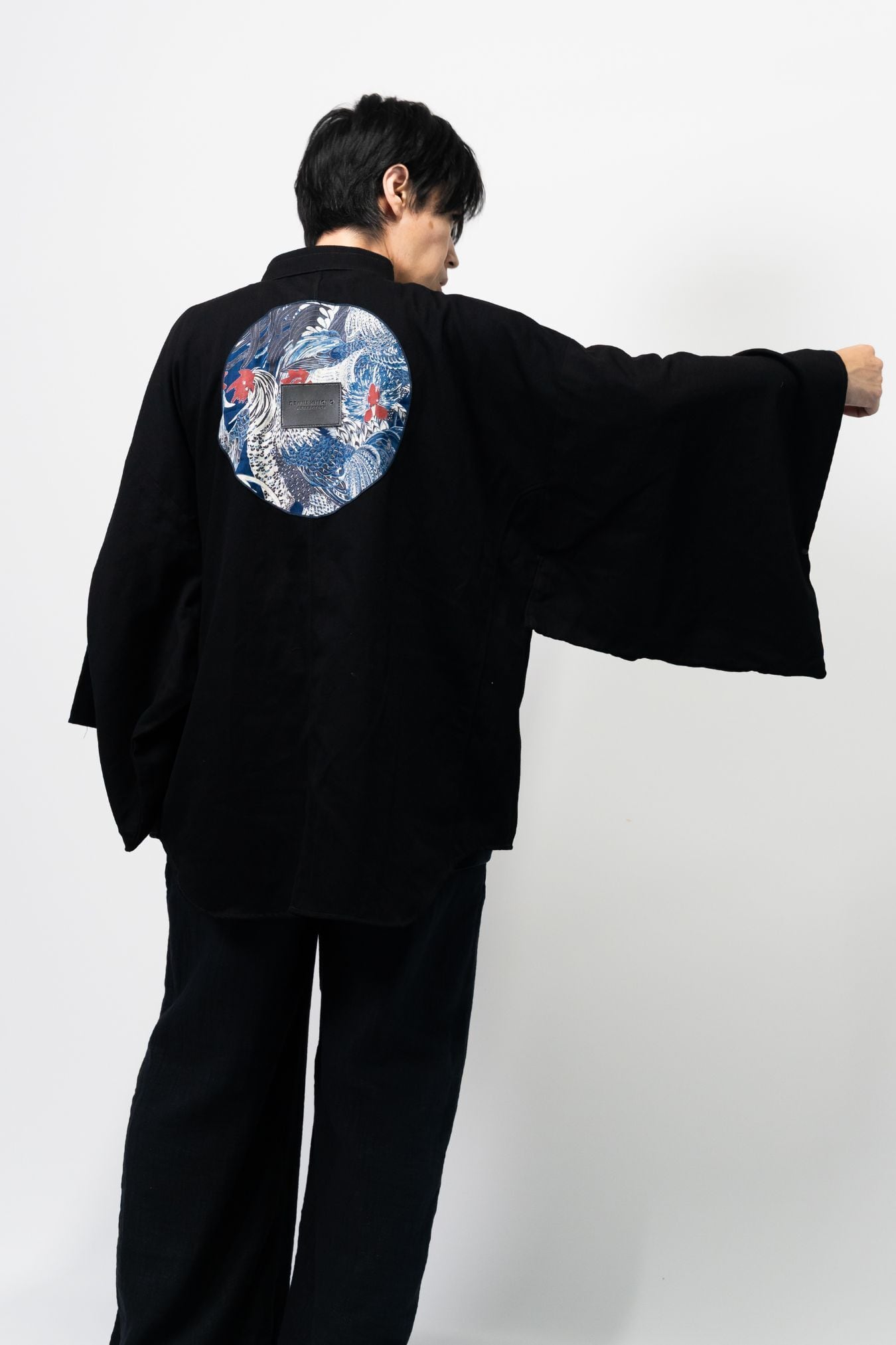 数量限定｜再販】Kimono Denim Shirt ver.軍鶏/SHAMO｜和モダンを纏う