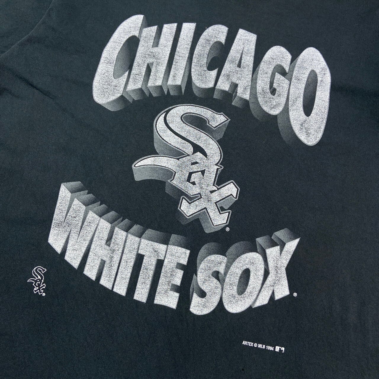 90年代 フルーツオブザルーム FRUIT OF THE LOOM MLB CHICAGO WHITE SOX シカゴホワイトソックス スポーツプリントTシャツ メンズM ヴィンテージ /eaa323829