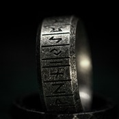 NORD_009. HULDRA SEAL RING / vintage silver