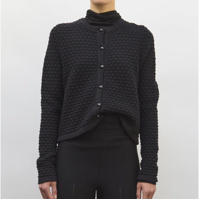 molli　FIESOLE CARDIGAN　DEEP BLACK