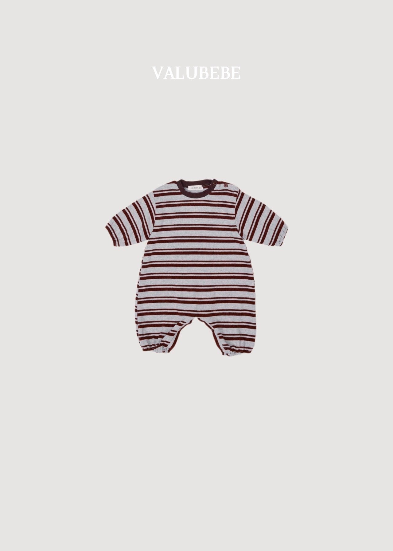 送料無料【予約】/ ホーリーストライプジャンプロンパース / valubebe