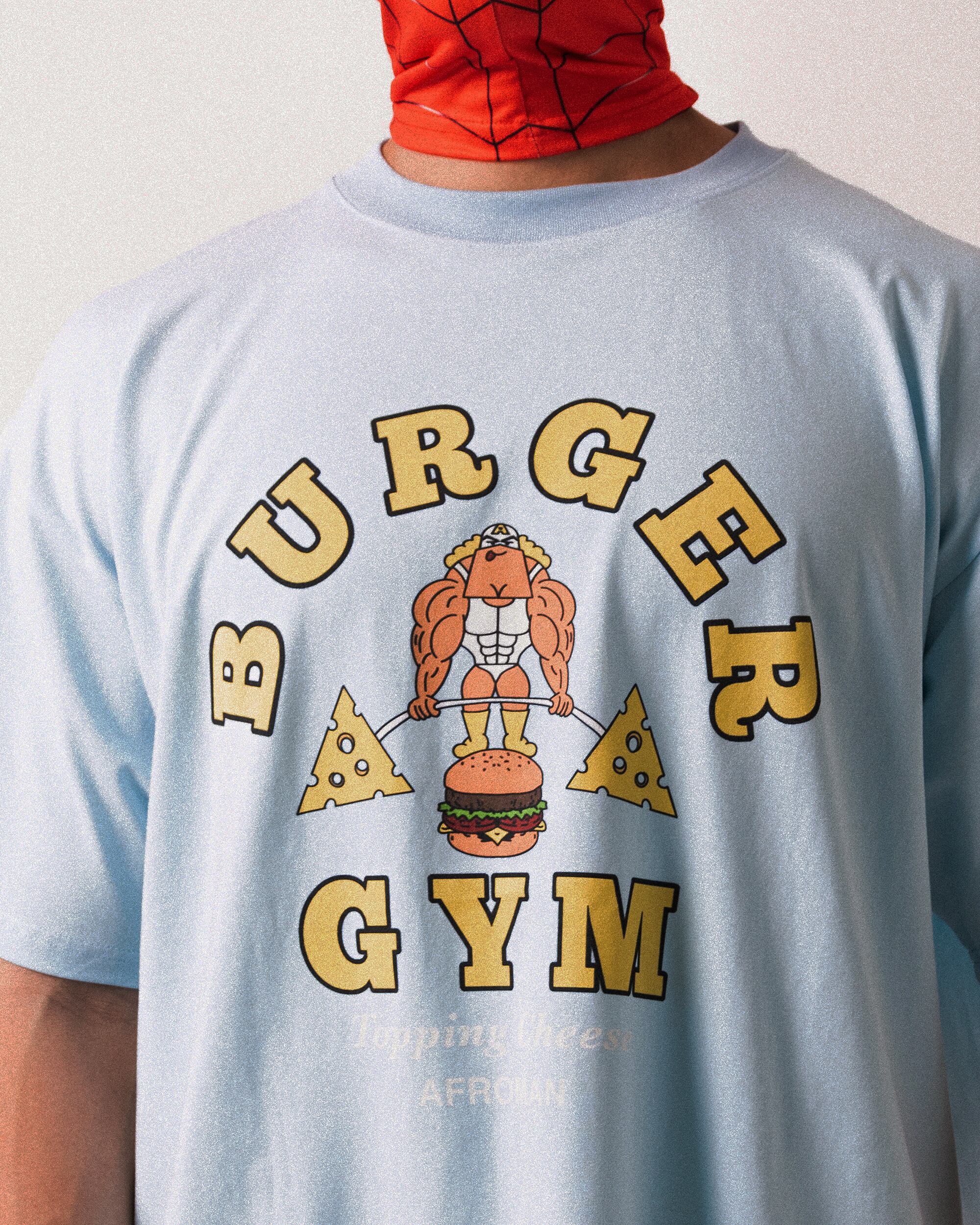 jackpot market バーガージムTシャツ　ラムネMサイズ バーガージムTシャツ ラムネ | JACKPOT MARKET