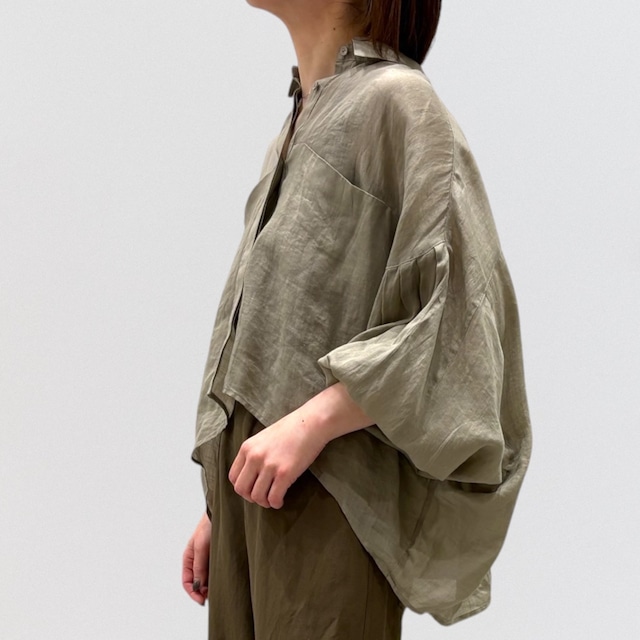 PASSIONE ramie big dolman shirt