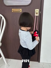 【取寄】PIPI ドットTシャツ｜秋服｜韓国子供服｜26/AT
