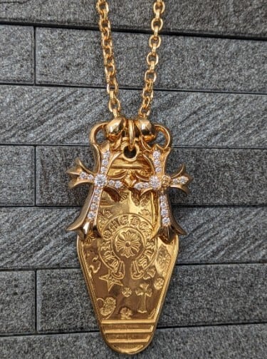 CHROME HEARTS クロムハーツ 22k ホテルキー ペンダント CHROME HEARTS クロムハーツ 22k ホテルキー ペンダント
