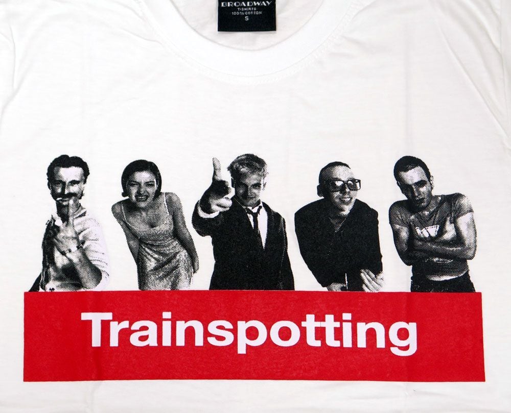 Trainspotting トレインスポッティング 映画 Tシャツ 白 Trainspotting トレインスポッティング 映画 Tシャツ 白