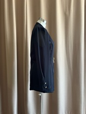 MADE IN JAPAN black sheer sleeve jacket-4736-6