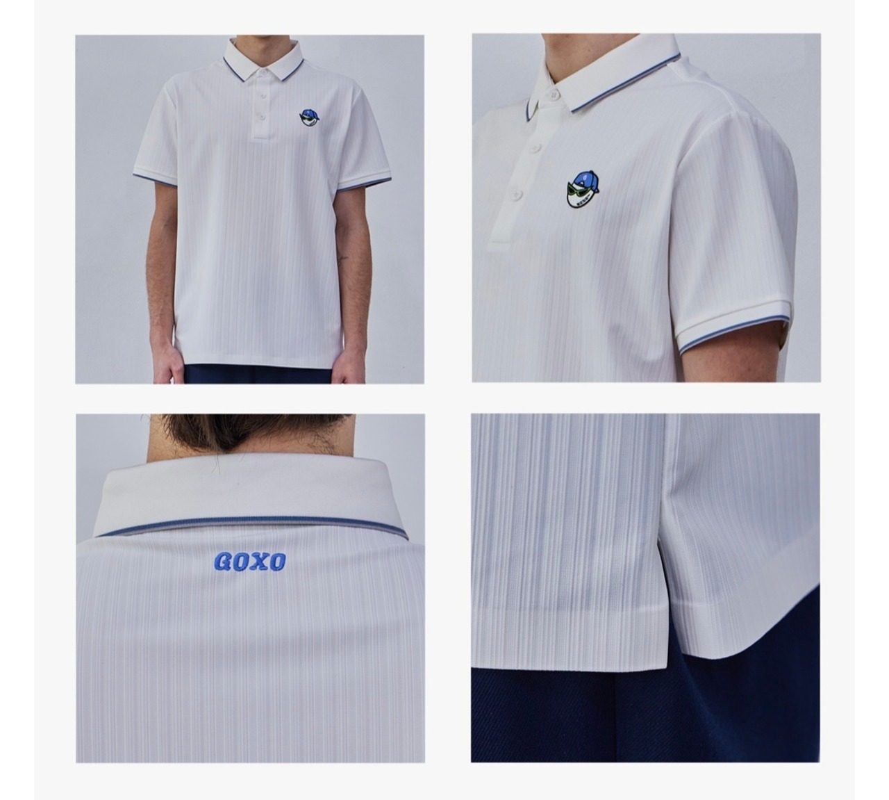 GOXO ゴーエックスオー スワグボール 冷感カラーTシャツ ホワイト