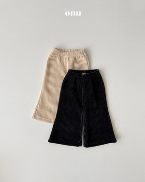 ONU［取寄］tonton rib pants 26winter