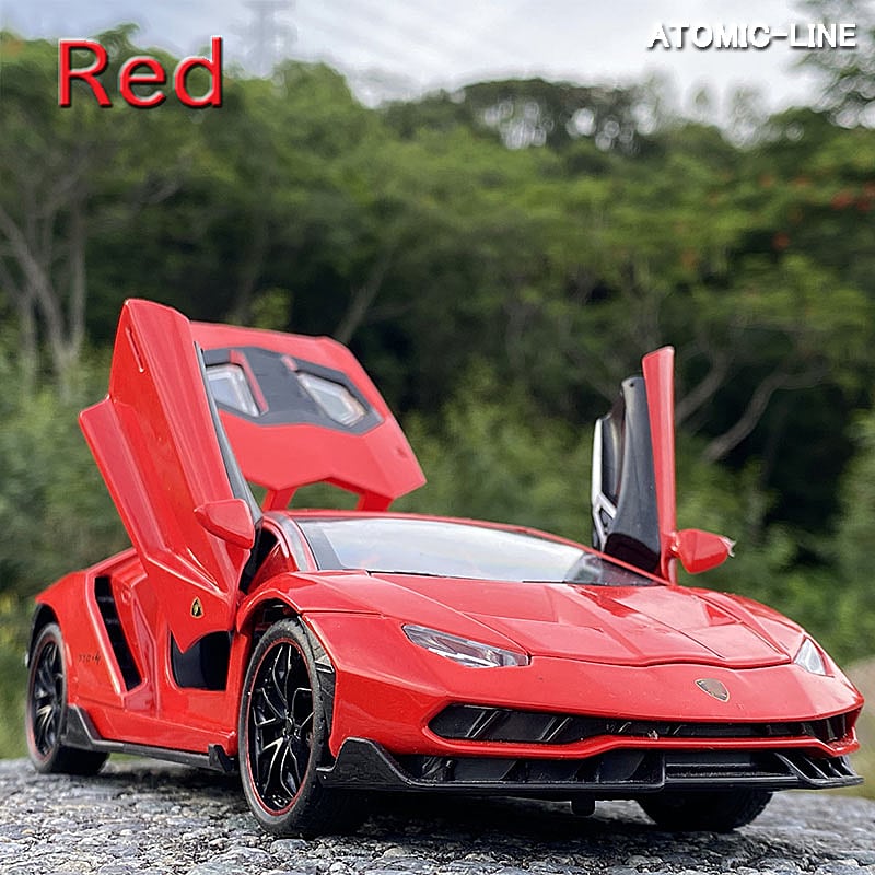 ランボルギーニ LP770 チェンテナリオ 1/24 ミニカー 全3色 ライト点灯