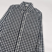 USA製 INDIVIDUALIZED SHIRTS インディビジュアライズド シャツ STANDARD FIT ギンガムチェック オックスフォード BD 長袖シャツ 14-31/メンズ