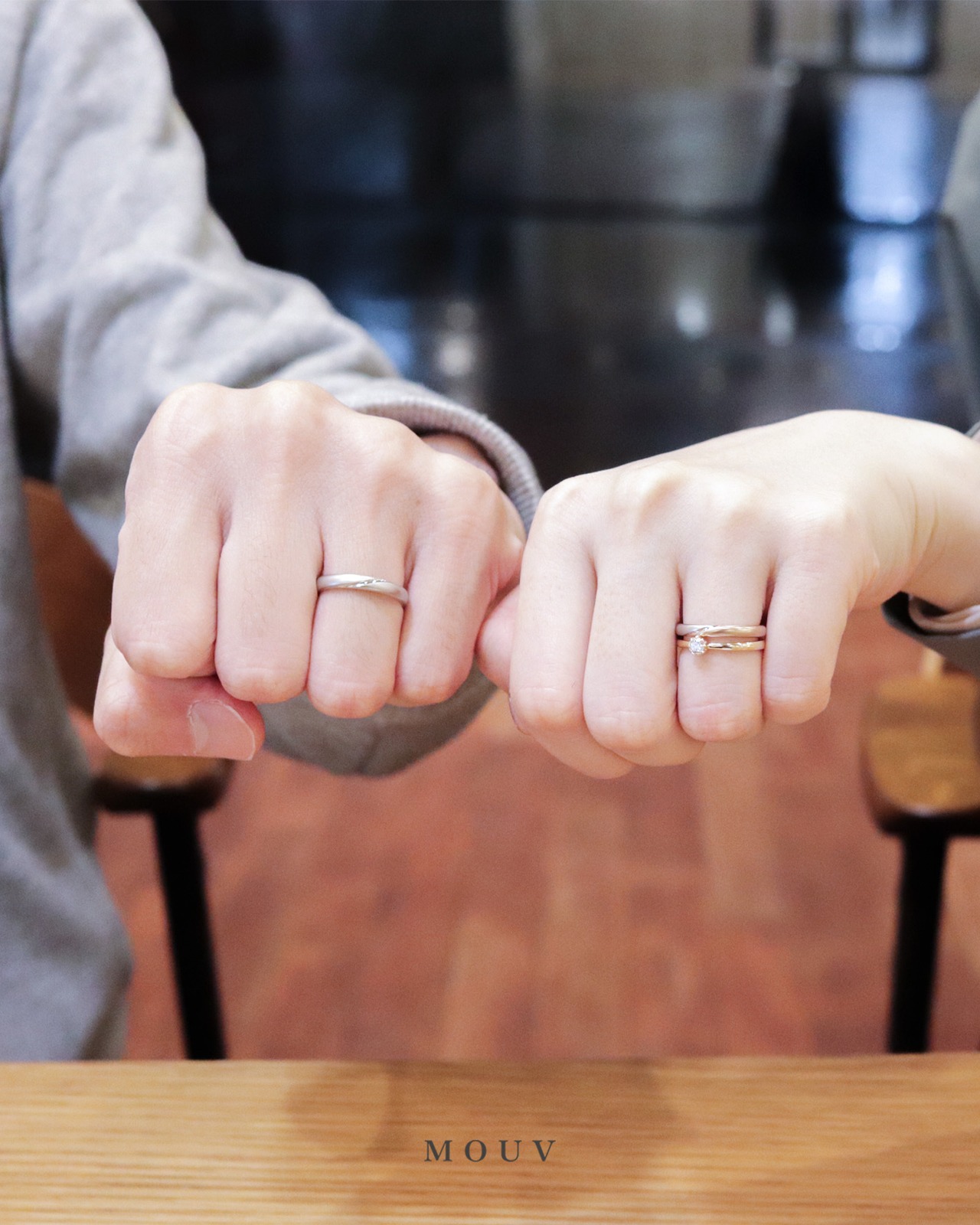 事例|婚約指輪・結婚指輪 3本セット