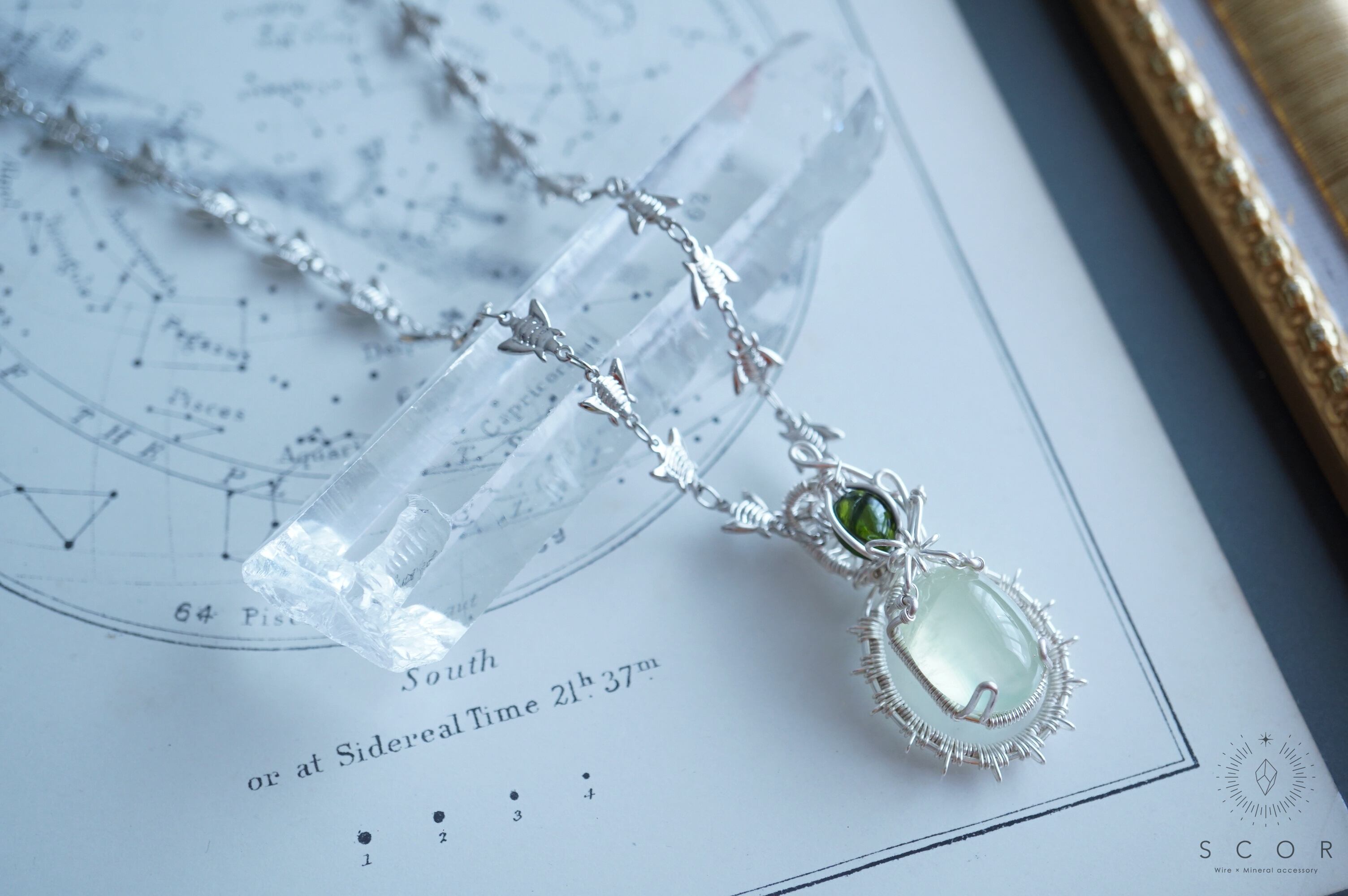 蜂さんデザインネックレス(dn3)（ゴールド・シルバー） | SCOR