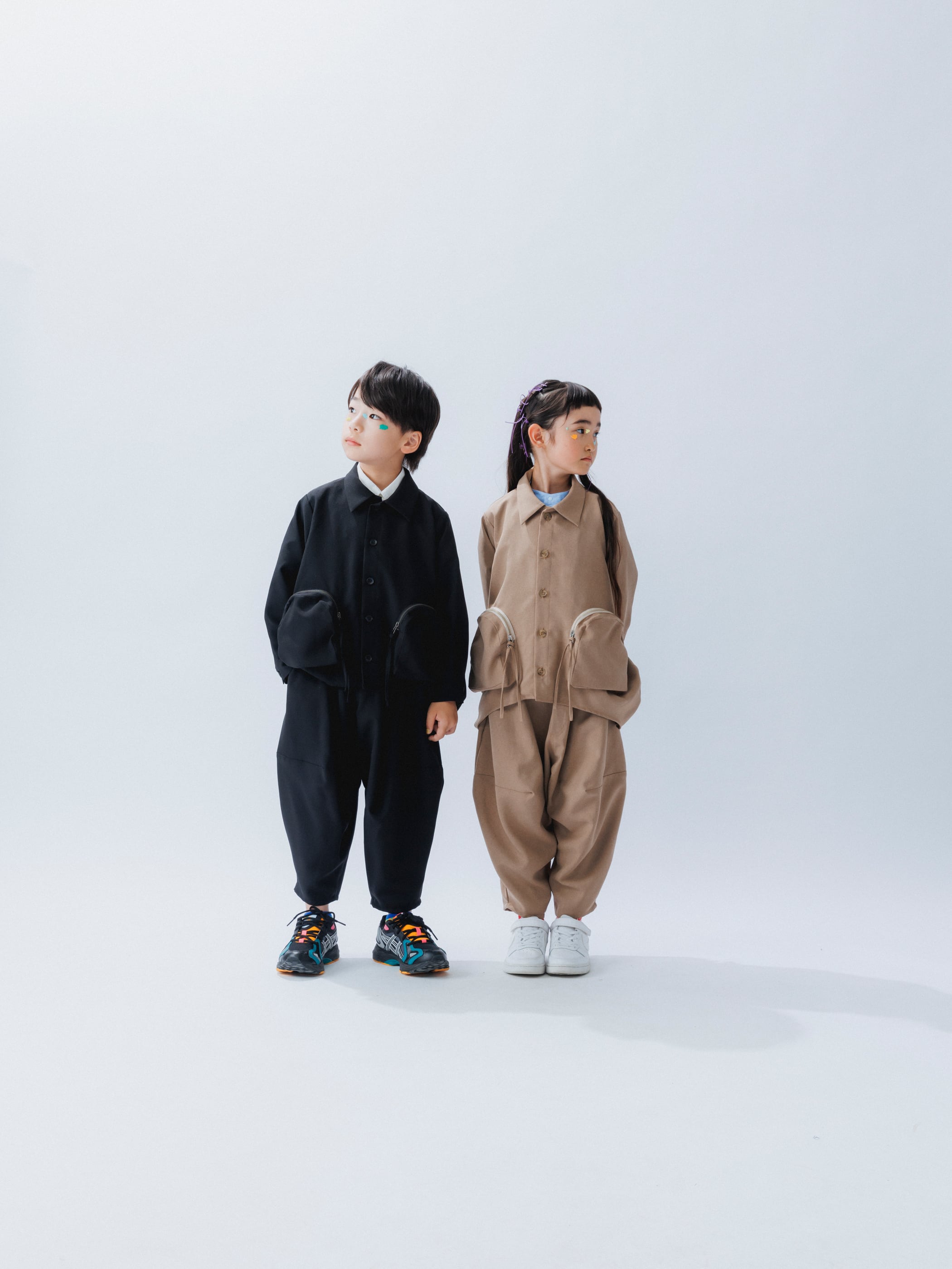 nunuforme 26SS 〉 ポインテッドパンツ / Black | 世界の子供服