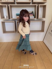 韓国子供服 / BANANA J / 26Autumn / キャンディ ボーダーTシャツ / 秋服 / キッズ *XS~JS*