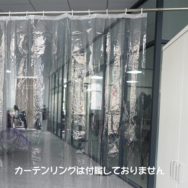 【人気商品】AooHome 防カビ シャワーカーテン 透明 120x150cm 防水 バスカーテン ユニットバス 浴室 間仕切り クリア 清潔 リング無し 透明度高い 軽量 保温防寒