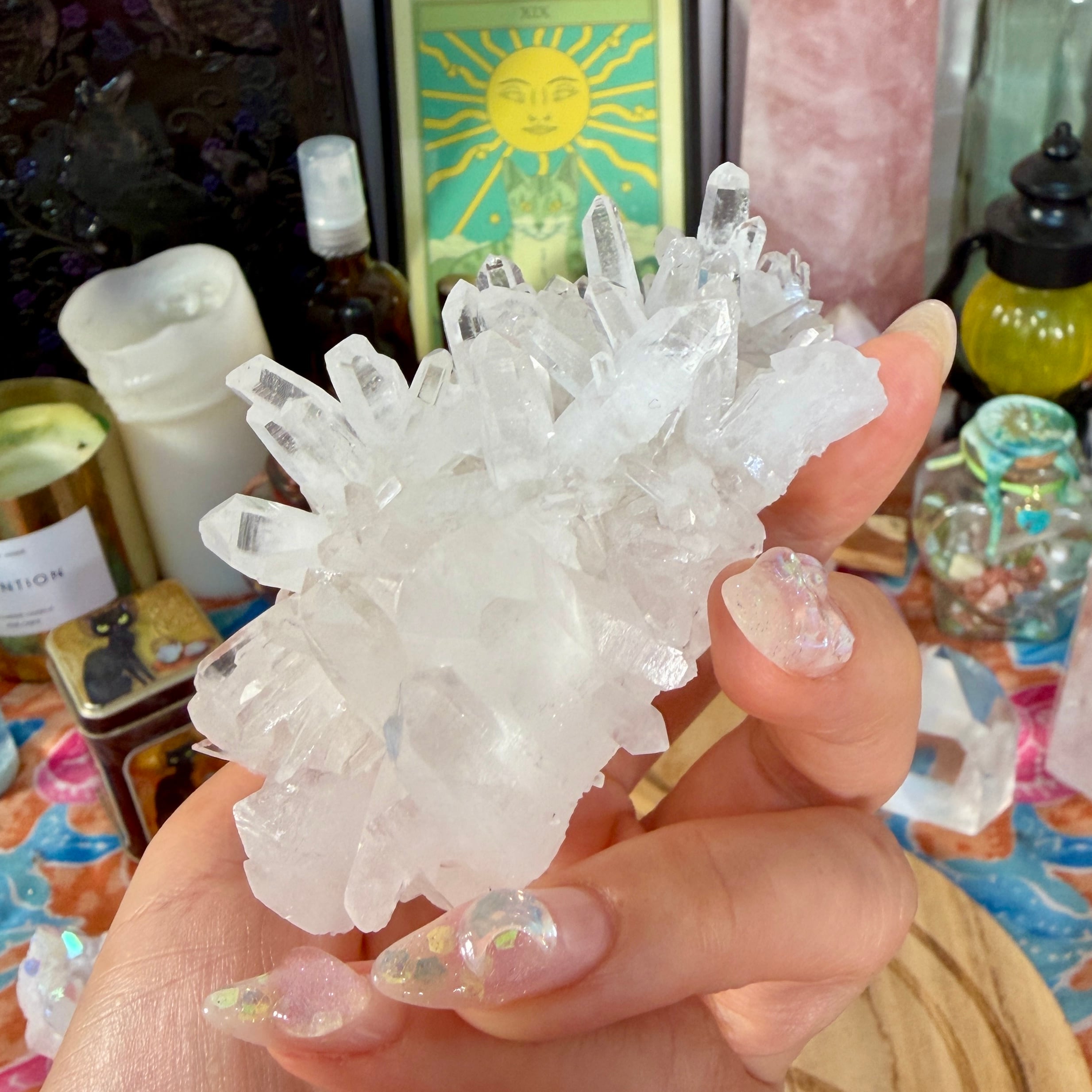 魔女の祭壇】クリアクォーツ クラスター / 水晶 | クリスタルと魔法の