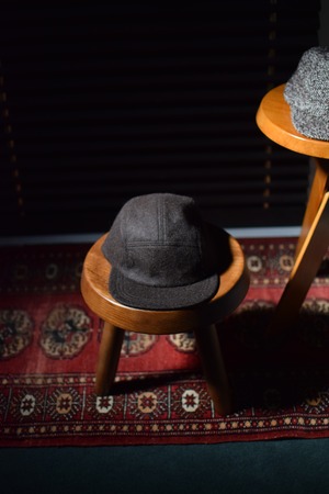 BISOWN / ALPACA DOUBLE CLOTH CAP