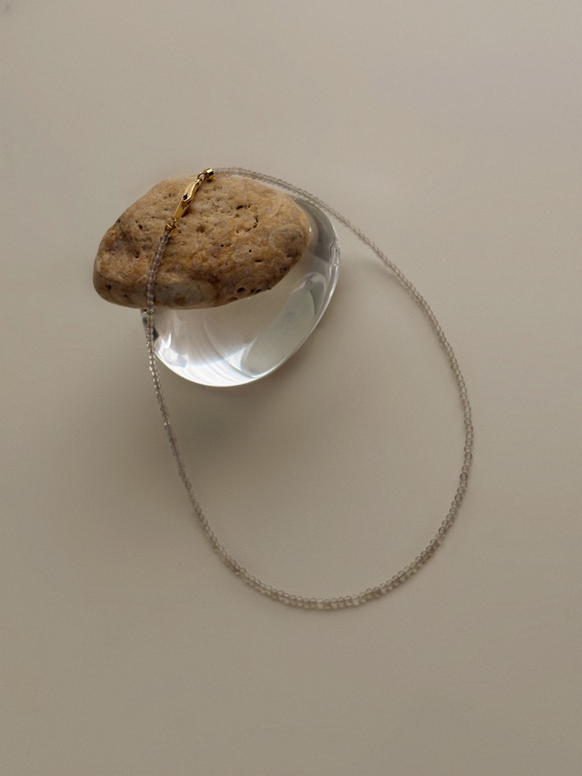 K18 Glay onyx necklce