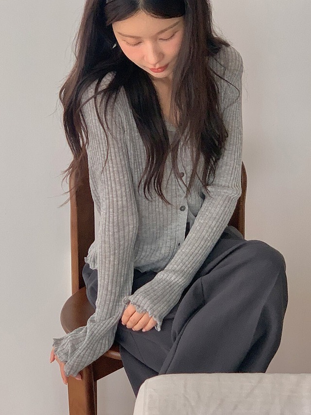 (予約) miel / Way cardigan 3color