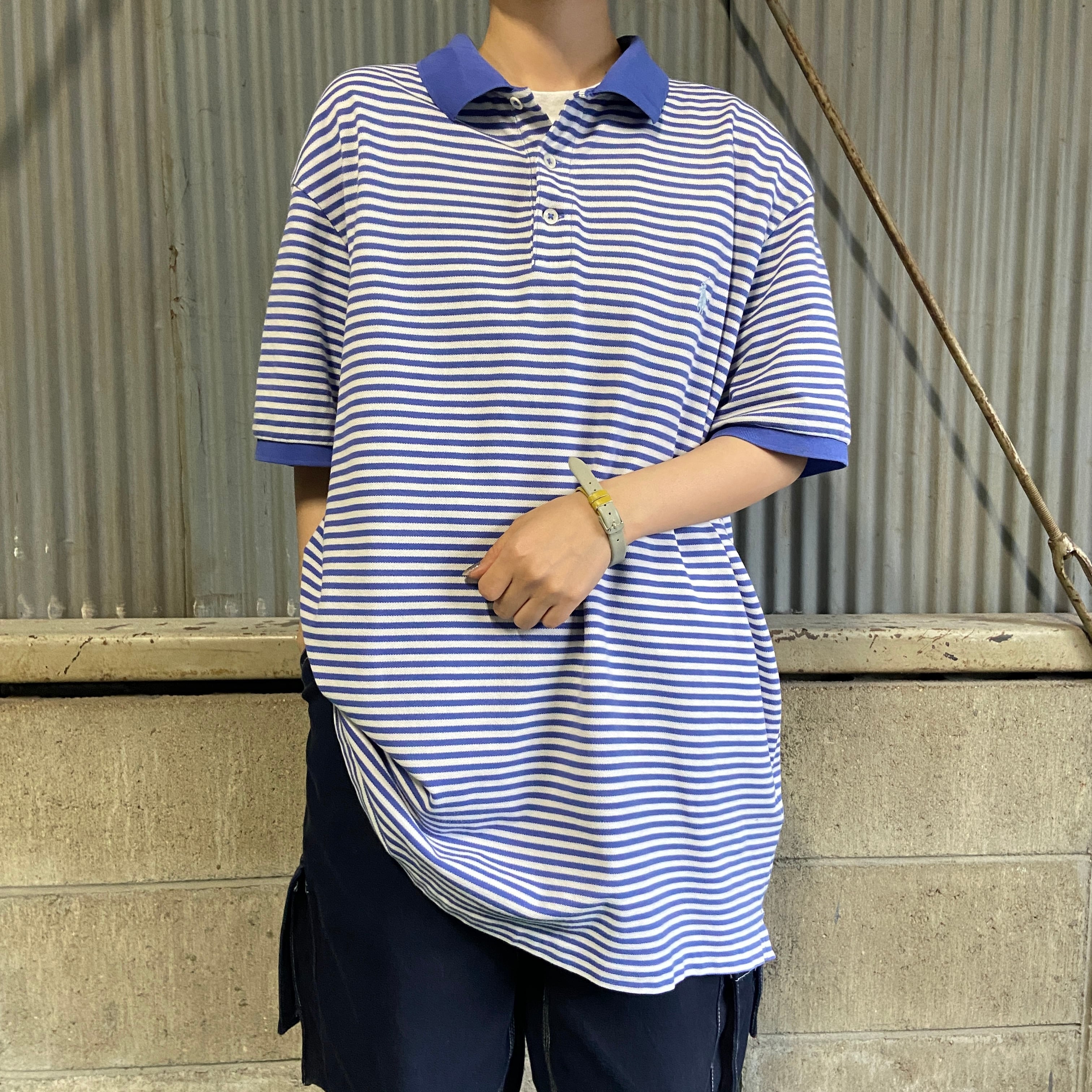 ビッグサイズ Polo Ralph Lauren ポロ ラルフローレン ボーダー 鹿の子