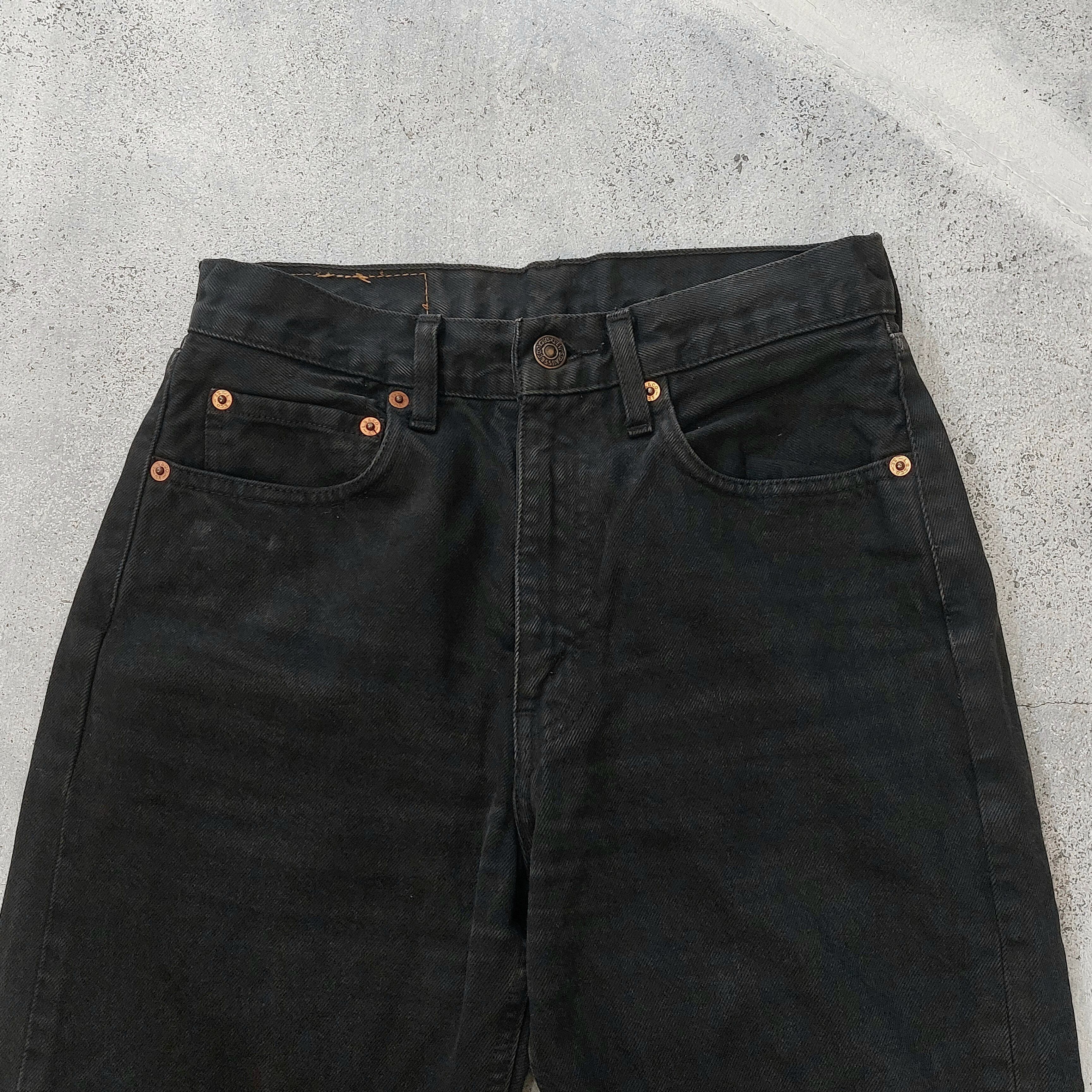 Levi's 534 Black denim pants / Made in Spein[fa-644]リーバイス534