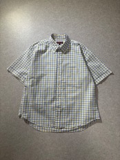 90s~00s seersucker shirt